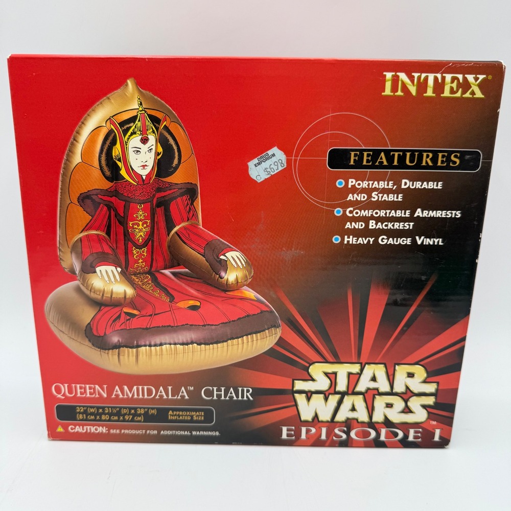 Intex Star Wars Episode I Queen Amidala Inflatable Chair Vintage 1999 68524